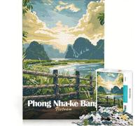 Rompecabezas de 1000 Piezas para Adultos Paisaje de Phong Nha-KE Bang Vietnam Juego Familiar para Relajarse intelectualmente Colección de Artistas Bellas Artes 50x75cm