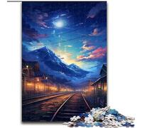 Rompecabezas de 1000 Piezas para Adultos, Paisaje del más Bello Rompecabezas de Madera, con Juego Interactivo Familiar, Regalo Ideal para Mayores de 1000 Piezas(50x75cm)