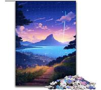 Rompecabezas de 1000 Piezas para Adultos, Paisaje del más Bello Rompecabezas de Madera, con Juego Interactivo Familiar, Regalo Ideal para Mayores de 1000 Piezas(50x75cm)