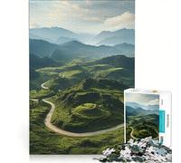 Rompecabezas de 1000 Piezas para Adultos Paisaje exuberante Juego Interactivo Mejora la Memoria colección de Artistas Bellas Artes 50x75cm