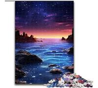 Rompecabezas de 1000 Piezas para Adultos, Paisaje Infernal de Madera, Idea decoración del hogar, 50x75cm, Ideal para Adolescentes y familias, Navidad
