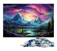 Rompecabezas de 1000 Piezas para Adultos paisajes Hermosos y Coloridos una Obra de Arte para Adolescentes a Partir de 14 años 1000 Piezas (38 x 26 cm)