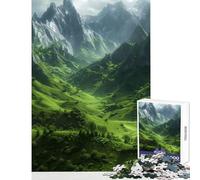 Rompecabezas de 1000 Piezas para Adultos paisajes oníricos místicos Juguete de decoración de Pared Grandes Regalos y Juguetes Juegos de relajación con Piezas de Formas aleatorias Totalmente