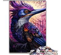 Rompecabezas de 1000 Piezas para Adultos,pájaro Carpintero Colorido de Madera,Regalo Divertido y Actividad para el hogar,50x75cm,Juego Decorativo de Bricolaje Que desafía