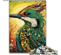 Rompecabezas de 1000 Piezas para Adultos, pájaro Carpintero Colorido, Rompecabezas Imposible para Adultos, 50x75cm, Juego Decorativo de Bricolaje Que desafía el Cerebro, Juguete Interactivo Familiar.