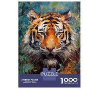 Rompecabezas De 1000 Piezas para Adultos Palette Tiger Painting Rompecabezas para Adolescentes Juego Familiar Desafío Difícil Gran Regalo para Jugar 38x26cm/1000pcs