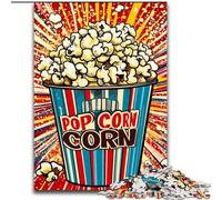 Rompecabezas de 1000 Piezas para Adultos, Palomitas de maíz, Rompecabezas para Adultos, 1000 Piezas, Navidad, Halloween, Día de la Madre, Año Nuevo, Pascua, Regalo, 26x38cm