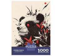Rompecabezas De 1000 Piezas para Adultos Panda Bear Red Eyes Rompecabezas para Adultos Juguetes Antiestrés Difícil Difícil Y Desafiante 70x50cm/1000pcs