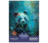 Rompecabezas De 1000 Piezas para Adultos Panda Cub Rompecabezas Juego De Ingenio Una Obra De Arte Cumpleaños Y Navidad 70x50cm/1000pcs