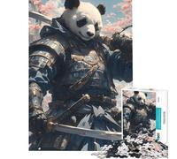 Rompecabezas de 1000 Piezas para Adultos Panda Fighter Diversión en casa para Toda la Familia Juego Imposible para Mayores de 14 años 38x52cm