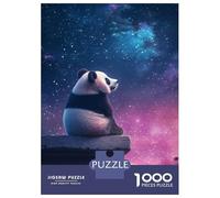 Rompecabezas De 1000 Piezas para Adultos Panda in Cosmos Rompecabezas para Adultos Juegos Familiares Difícil Oferta Difícil como Regalo para Toda La Familia 52x38cm/1000pcs