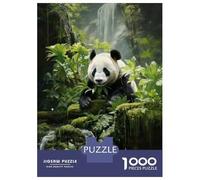 Rompecabezas De 1000 Piezas para Adultos Panda in Tropical Rainforest Rompecabezas para Adultos Juego Familiar Análisis Y Lógica Difícil Y Desafiante 70x50cm/1000pcs