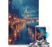 Rompecabezas de 1000 Piezas para Adultos Panteón de París Juego Imposible análisis y lógica fortalece el Amor Entre Parejas 50x75cm