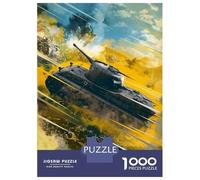 Rompecabezas De 1000 Piezas para Adultos Panzer VII Löwe Rompecabezas para Adultos Juguetes DIY Regalos para Mujeres Cumpleaños Y Navidad 52x38cm/1000pcs