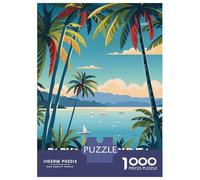 Rompecabezas De 1000 Piezas para Adultos Papua Tropical Escape Rompecabezas Juegos Relajantes Regalos para Mujeres Oferta como Regalos para Toda La Familia 70x50cm/1000pcs