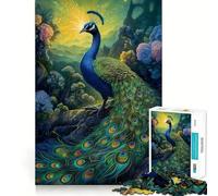 Rompecabezas de 1000 Piezas para Adultos Paraíso de Las Aves,Arte de Corte preciso,Juguete Creativo,Juego para el Tiempo Libre, Relajante (38x26cm)