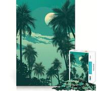 Rompecabezas de 1000 Piezas para Adultos, Paraíso Tropical, Juego de ingenio, Regalo Ideal para Relajarse, (38x26cm)