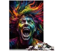 Rompecabezas de 1000 piezas para adultos, paranoia, interesantes, reducción del estrés, 38 x 52 cm, ideal como regalo para toda la familia