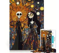 Rompecabezas de 1000 Piezas para Adultos Pareja de Baile de salón,Juego de Corte sin Costuras,Juego de ingenio,Juego Casual, (38x52cm)