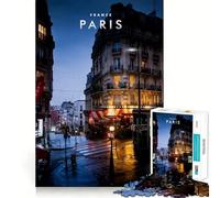 Rompecabezas de 1000 Piezas para Adultos París Francia Premium Cut Divertido Estimulante Mental Juego Relajante Regalo Navideño Táctico (50x75cm)