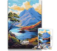 Rompecabezas de 1000 Piezas para Adultos, Parque Nacional Cajas, Ecuador, Paisaje, Juego desafiante, Juguetes, patrón, ensamblaje, Regalo de cumpleaños, tamaño 50x75cm