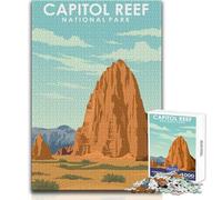 Rompecabezas de 1000 Piezas para Adultos, Parque Nacional Capitol Reef, Juguete, Juego Intelectual, Regalo de cumpleaños, tamaño 50x75cm