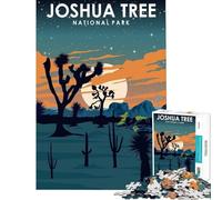 Rompecabezas de 1000 Piezas para Adultos Parque Nacional Joshua Tree Juguete Intelectual Educativo Divertido y con Humor Regalo de cumpleaños tamaño 75x50cm