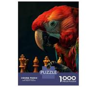Rompecabezas De 1000 Piezas para Adultos Parrot Chess Rompecabezas para Adultos Juegos De Relajación Una Obra De Arte Regalos para Amigos Y Familiares 70x50cm/1000pcs