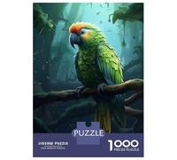 Rompecabezas De 1000 Piezas para Adultos Parrot in The Jungle Rompecabezas para Adolescentes Juego Familiar Desafío Difícil Gran Regalo para Jugar 38x26cm/1000pcs