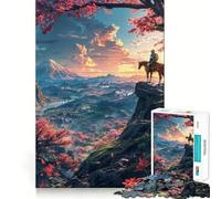 Rompecabezas de 1000 Piezas para Adultos Paseo de otoño,Corte Premium,Juego,Actividad Mental Inteligente,Paz,diversión,cumpleaños,Arte,Juego (50x75cm)