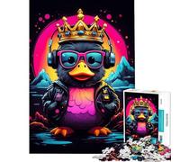 Rompecabezas de 1000 Piezas para Adultos Patito Rtero Actividades Divertidas en casa Un Juego de ingenio y una Obra de Arte para Mayores de 14 años 50x75cm