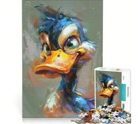 Rompecabezas de 1000 Piezas para Adultos Pato caprichoso Juegos educativos de análisis y lógica Regalo de cumpleaños Regalos de Viaje 50x75cm