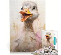 Rompecabezas de 1000 Piezas para Adultos: Patos en Toda su ternura, Juego Educativo, decoración para el hogar, colección de Artistas, Bellas Artes 38x52cm