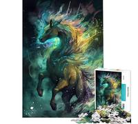 Rompecabezas de 1000 Piezas para Adultos Pegaso Un desafío Estimulante para la Inteligencia Cerebral Juguetes adictivos Juegos Divertidos para Toda la Familia Obra de Arte Regalo Ideal (38x26cm)