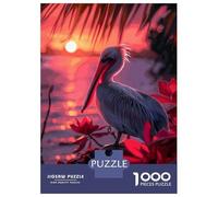 Rompecabezas De 1000 Piezas para Adultos Pelican Rock Sunset Rompecabezas para Adultos Juego De Ingenio Patrón De Ensamblaje Oferta como Regalo para Toda La Familia 70x50cm/1000pcs