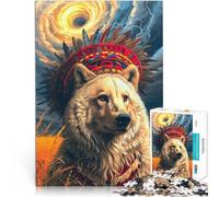 Rompecabezas de 1000 Piezas para Adultos “Perro Americano” Madera,para y a Partir de 14 años para Juguete de desafío de Juego Educativo Regalos de Juegos desafiantes。tamaño:50x75cm