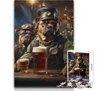 Rompecabezas de 1000 Piezas para Adultos, Perro cervecero Cane Corso, Ideal para días de Ocio, Juguete de Corte Ajustado y fiable, tamaño 50x75cm