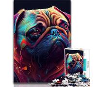 Rompecabezas de 1000 Piezas para Adultos Perro Fiel Rompecabezas para Adultos Ideal para Pasar el rato en casa con Piezas de Formas aleatorias Totalmente entrelazadas