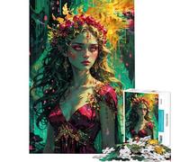Rompecabezas de 1000 Piezas para Adultos Perséfone Reina de los Reinos Duales Rompecabezas Familiar Ideal para Pasar el Tiempo en casa Regalo para Toda la Familia (tamaño 38x52cm)
