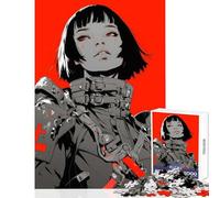 Rompecabezas de 1000 Piezas para Adultos Personaje Femenino ciberpunk Juguetes antiestrés Grandes Regalos y Juguetes para Juegos educativos Entrena tu Cerebro y Tus Manos tamaño 50x75cm