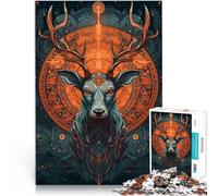 Rompecabezas de 1000 Piezas para Adultos Personajes de Cuentos de Hadas de Ciervos Análisis y lógica Gran Regalo para Juegos 52x38cm