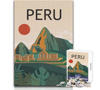 Rompecabezas de 1000 Piezas para Adultos, Perú, Machu Picchu, Viaje, Rompecabezas, Juegos Familiares, Actividades Familiares, Regalo Divertido, tamaño 38x52cm