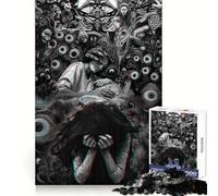 Rompecabezas de 1000 Piezas para Adultos Pesadilla, Juguete Que desafía la Mente, diversión en Conjunto, Corte de Calidad, (50x75cm)