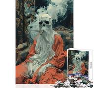 Rompecabezas de 1000 Piezas para Adultos Phantom Repose Juguetes antiestrés Gran Regalo para Juegos Juego Educativo Lista de Deseos con Papá Noel tamaño 38x26cm