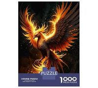 Rompecabezas De 1000 Piezas para Adultos Phoenix Bird Fantasy Art Print Rompecabezas para Adultos Juegos Familiares Análisis Y Lógica Oferta como Regalos para Toda La Familia 38x26cm/1000pcs