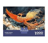 Rompecabezas De 1000 Piezas para Adultos Phoenix in Flight Rompecabezas Juegos Divertidos Vacaciones En Casa Matar El Tiempo Cumpleaños Y Navidad 38x26cm/1000pcs