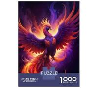 Rompecabezas De 1000 Piezas para Adultos Phoenix Rising Fantasy Art Print Rompecabezas para Adultos Juego Familiar Análisis Y Lógica Difícil Y Desafiante 52x38cm/1000pcs