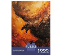 Rompecabezas De 1000 Piezas para Adultos Phoenix Rising Oil Painting Rompecabezas para Adultos Juegos Familiares Análisis Y Lógica Regalos Y Cumpleaños Únicos 38x26cm/1000pcs