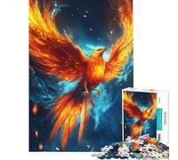 Rompecabezas de 1000 Piezas para Adultos Phoenix Rising - Rompecabezas para Adultos DIY Juguetes Desafío Difícil Difícil y desafiante (tamaño 50x75cm)
