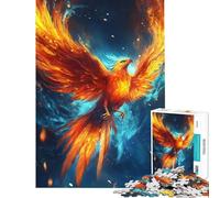 Rompecabezas de 1000 Piezas para Adultos Phoenix Rising - Rompecabezas para Adultos Juguetes antiestrés Vacaciones en casa Matar el Tiempo Ayuda a ejercitar el Cerebro (tamaño 38x52cm)